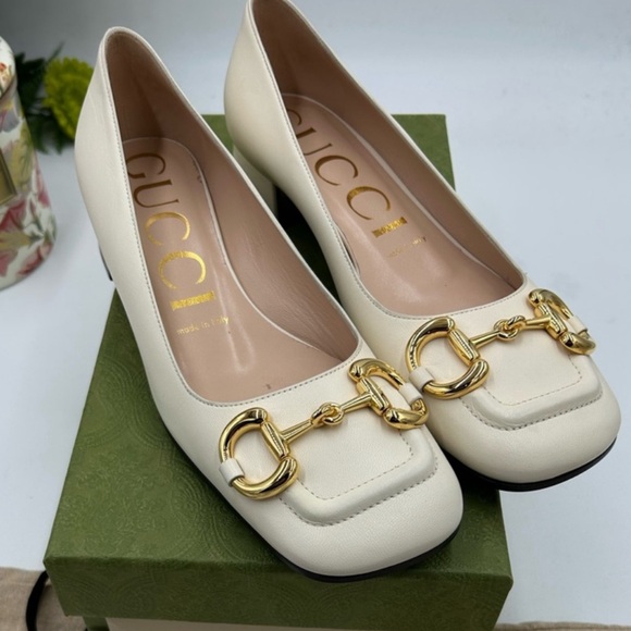 Gucci Women's Horse Bit Ballet flats . Size 38.5 - Picture 1 of 7